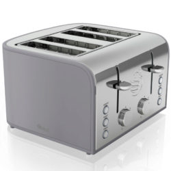 Swan Retro 4 Slice Toaster - Grey